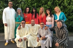 Moroccan Musicians and Shikhat Dancers for the Jornada production at the San Gabriel Playhouse. 2017