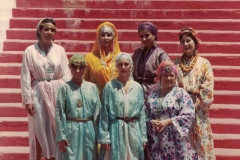 The Moroccan group for the Los Angeles 1984 Olympics Opening Ceremony at the Coliseum.