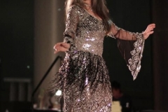 Aisha performing for the Belly Dancer of the Universe Competition