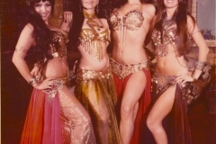 Publicity Photo for Ali Baba Nightclub. Antoinette, Aisha, Daud. and Ixell. 1960s